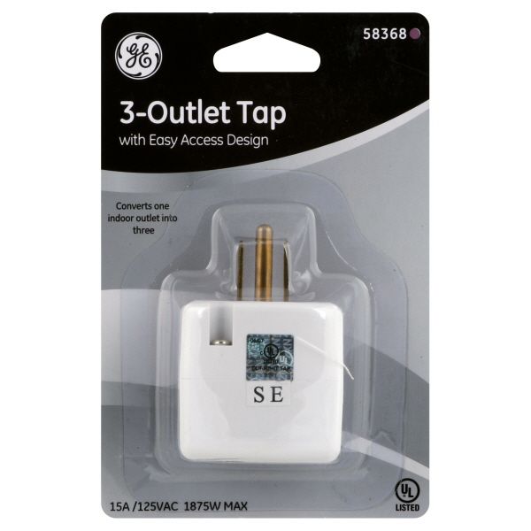 GE 3-Outlet Tap, 1 outlet tap at Kmart.com