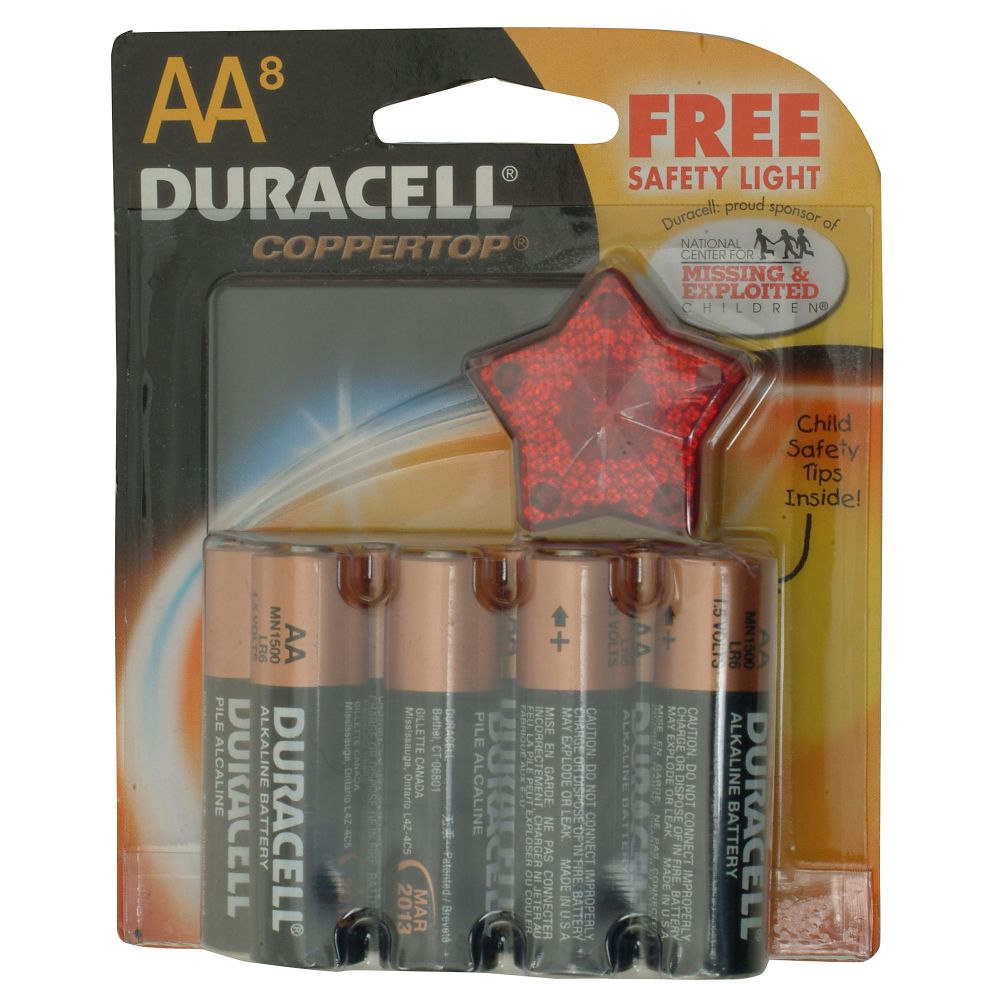 Duracell AA Alkaline Batteries, 8pk at Kmart.com