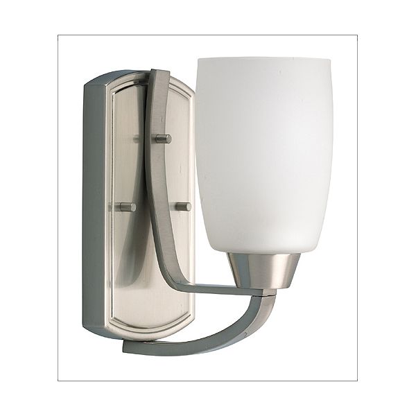Wall Sconces Progress Westin One Light Wall Sconce In Brushed Nickel PG6886