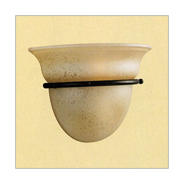 Progress Torino One Light Wall Sconce in Forged Bronze with Tea