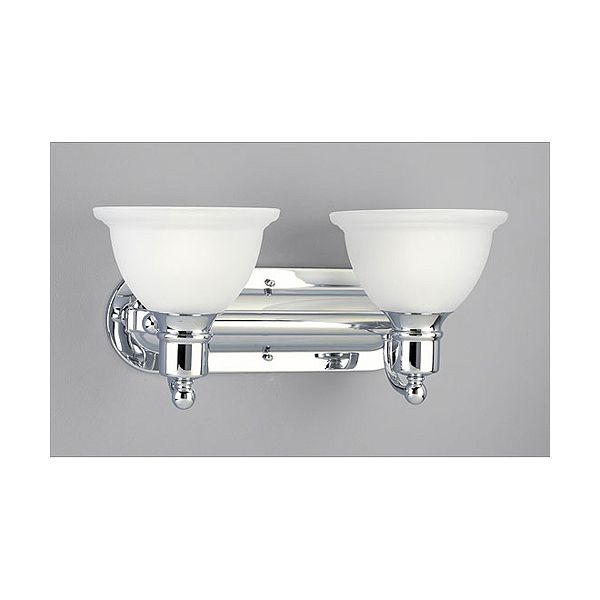Lighting Progress Madison Two Light Bathroom Vanity Light In Polished Chrome PG5326