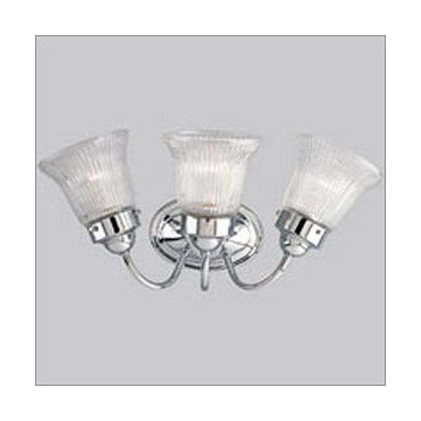Progress 3 Light Wall Sconce in Chrome