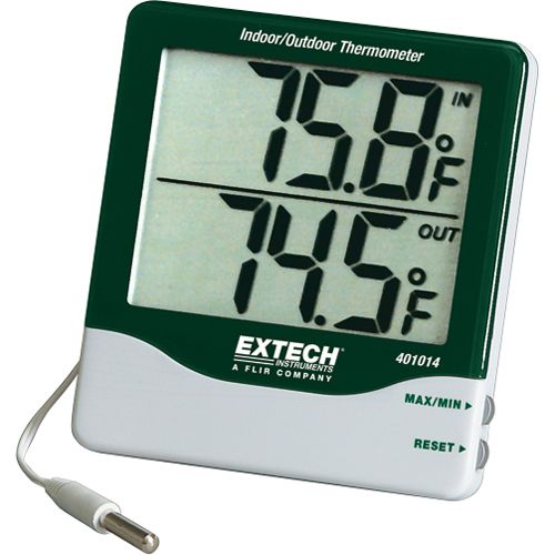 Extech Big Digit Indoor+Outdoor Thermometer