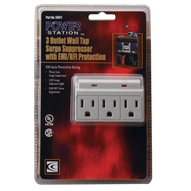 Coleman Cable 3-Outlet Surge Strip at Kmart.com