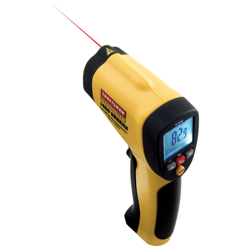 Extech 1400 Degree Non-Contact Laser Directed Infrared Thermometer w/K-Type Probe at Sears.com