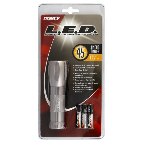 Dorcy Flashlight, LED, Aluminum, 1 flashlight at Kmart.com