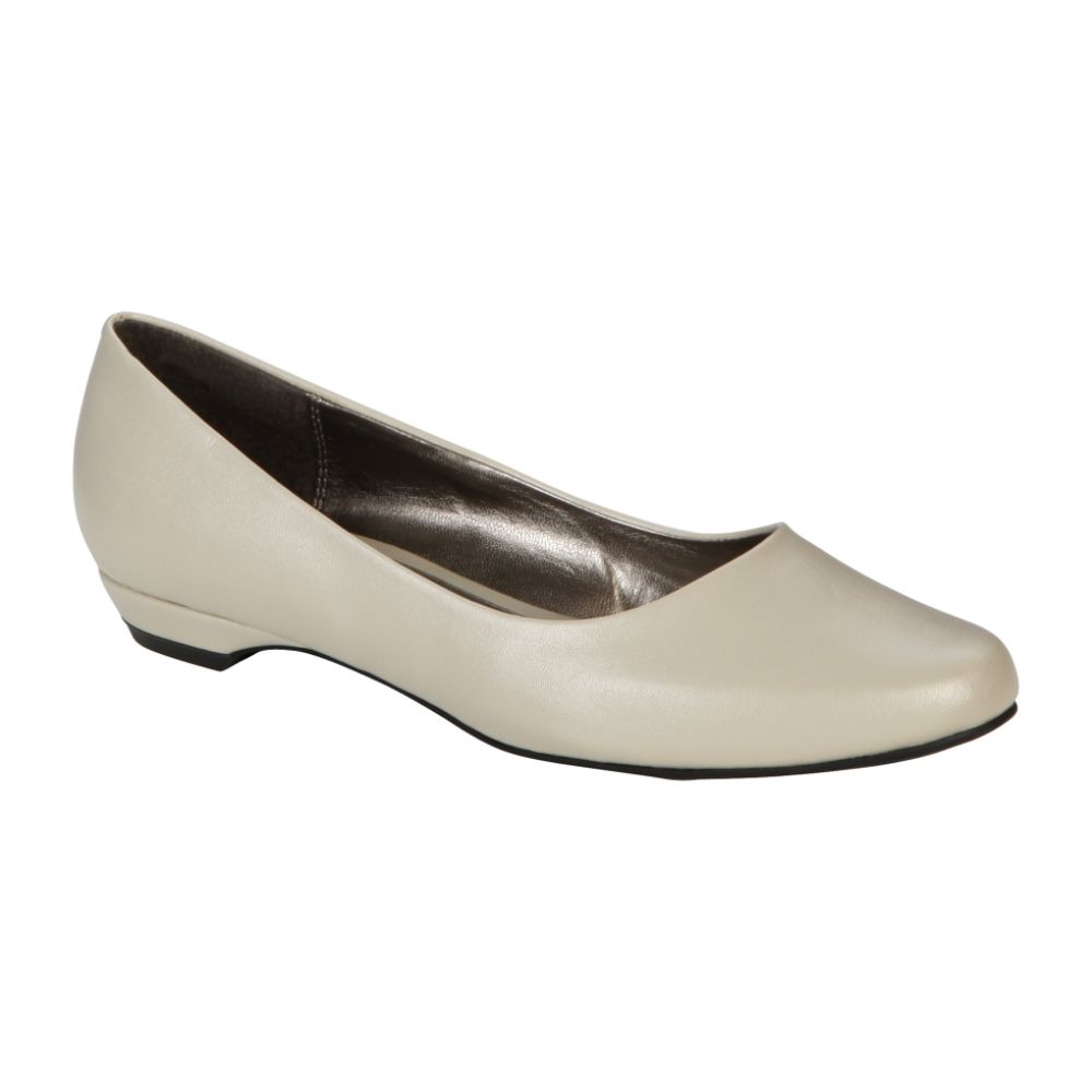 Basic Editions Women's Irene Flat WW - Taupe at Kmart.com