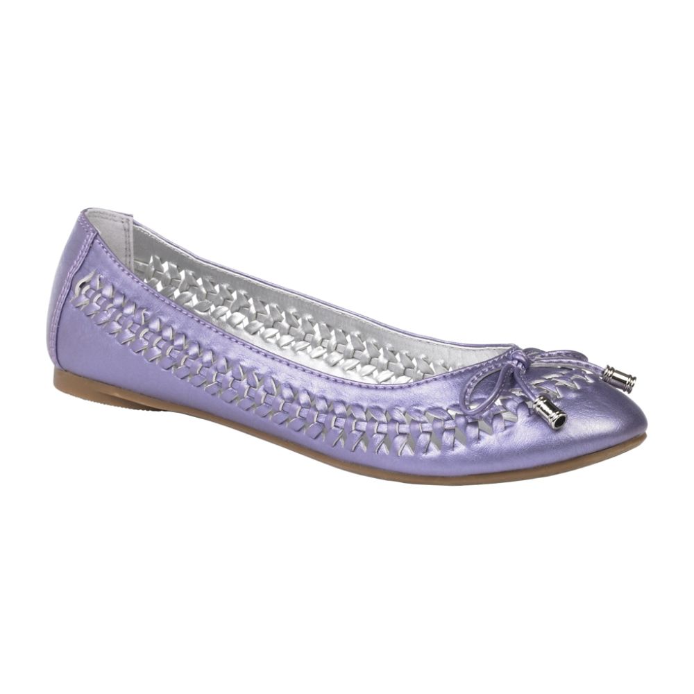 Piper & Blue Women's Emerald Woven Flat - Purple