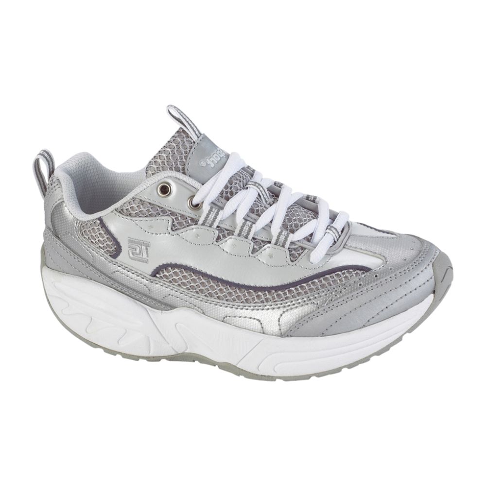 TheraShoe Women's Violet Rocker Bottom Jogger - Silver