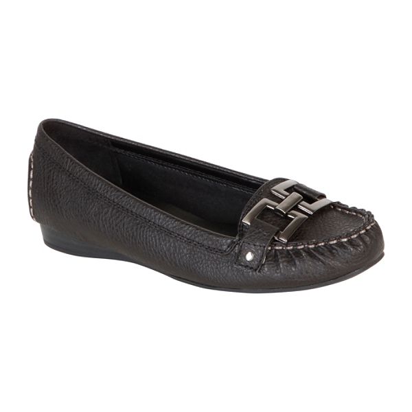 Airstep Women&rsquo;s Electra Ornament Comfort Moc - Black 1720810
