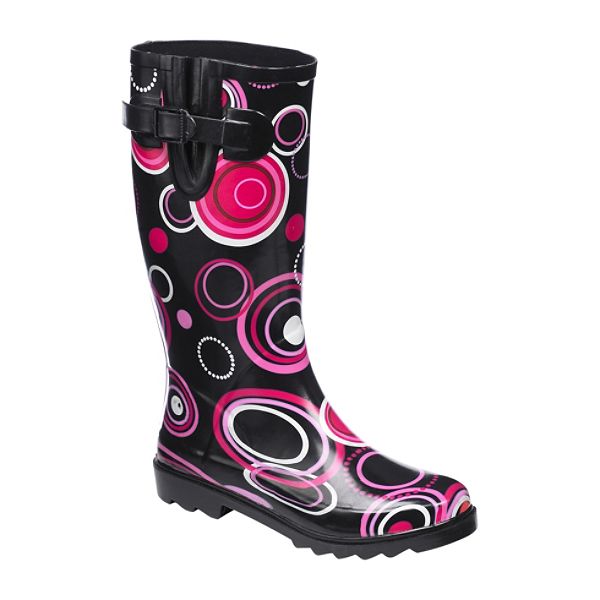 Kmart Coupons Online Codes Piper & Blue Haigh Women's Multi Circle Print Rain Boot - Circles