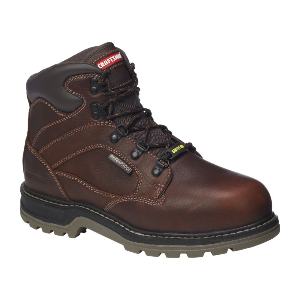Craftsman Men's Krypt Steel Toe Work Boot WW - Brown at Kmart.com