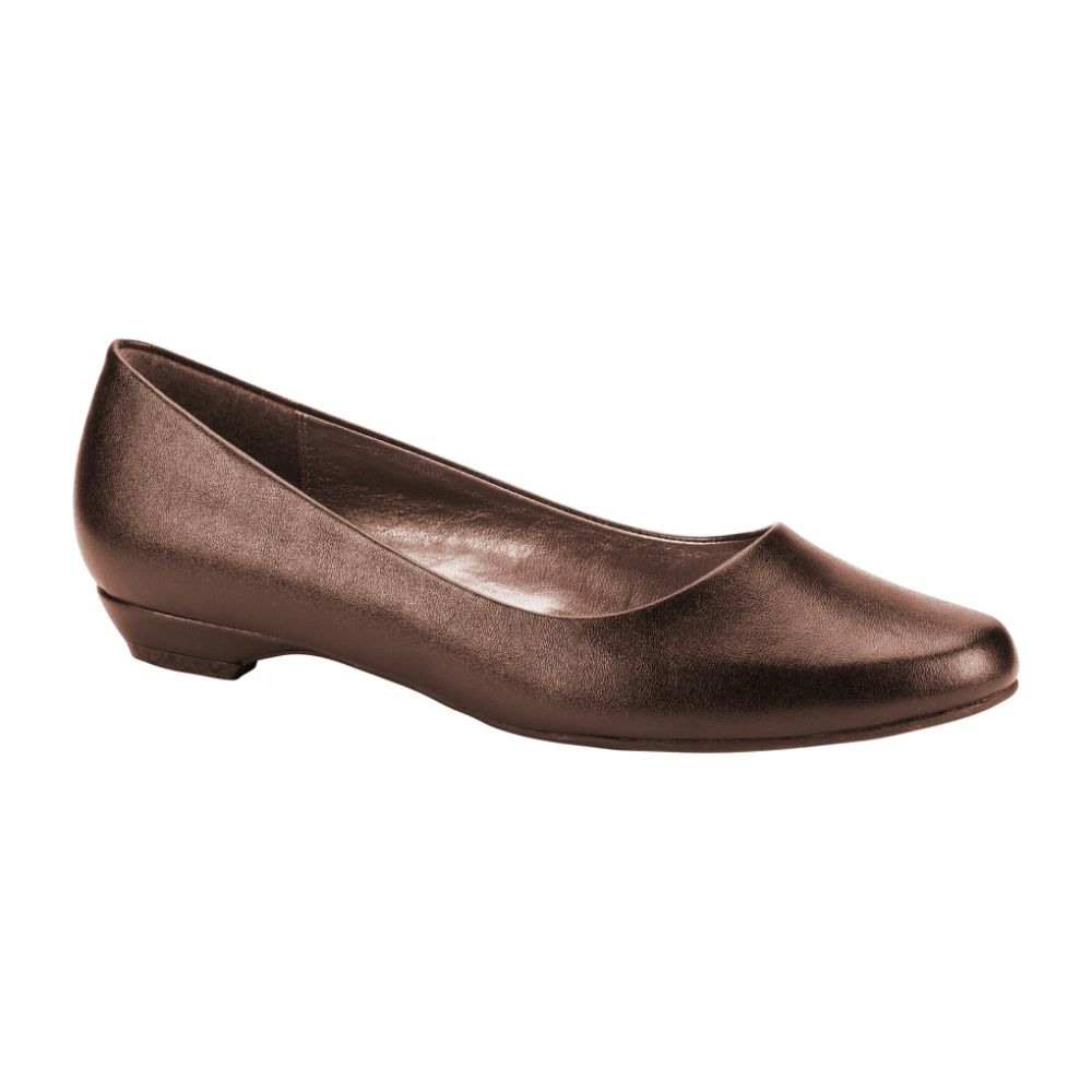 Basic Editions Women's Irene Round Toe Skimmer WW - Brown at Kmart.com