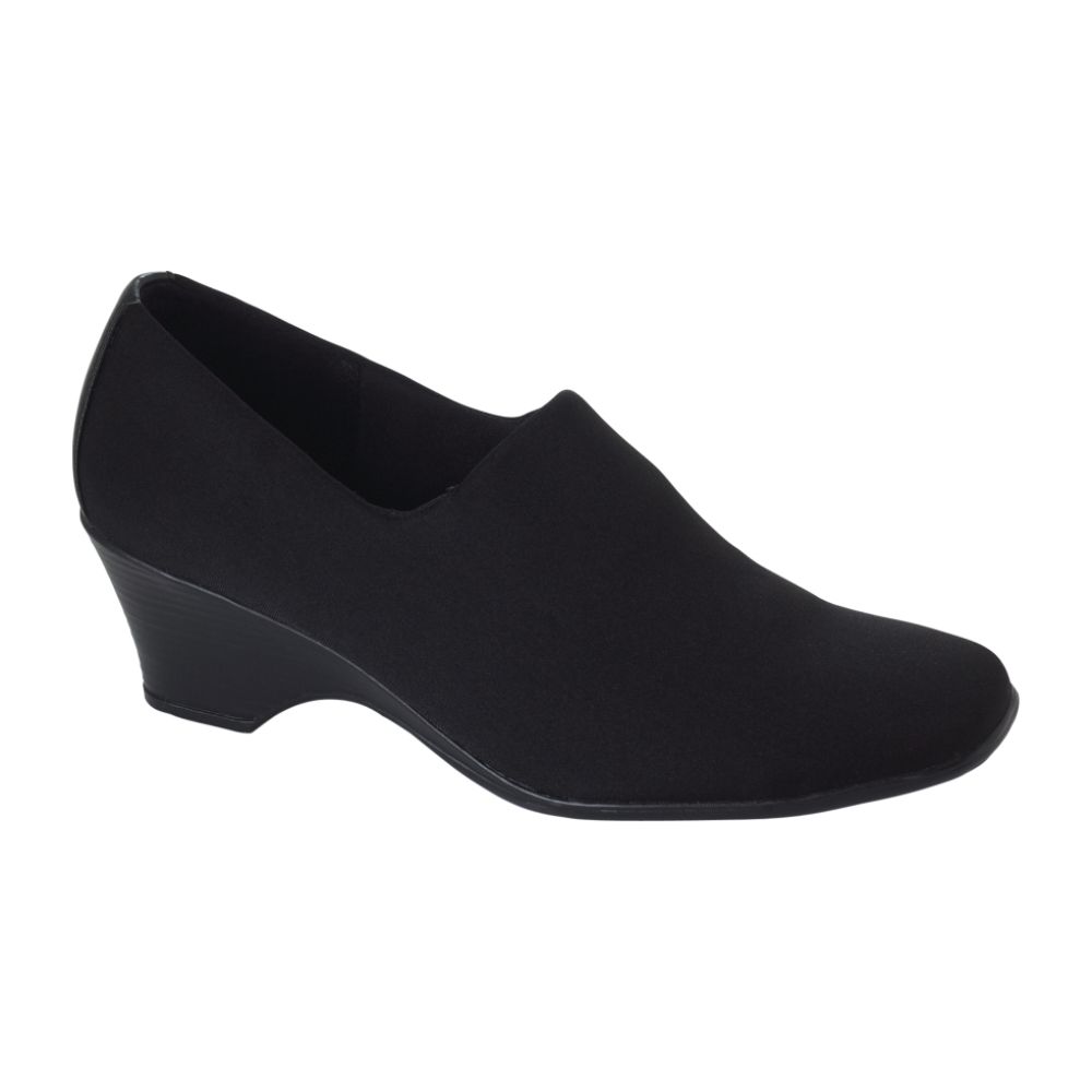 Airstep Women's Twila Stretch Slip-On Wedge - Black at Kmart.com