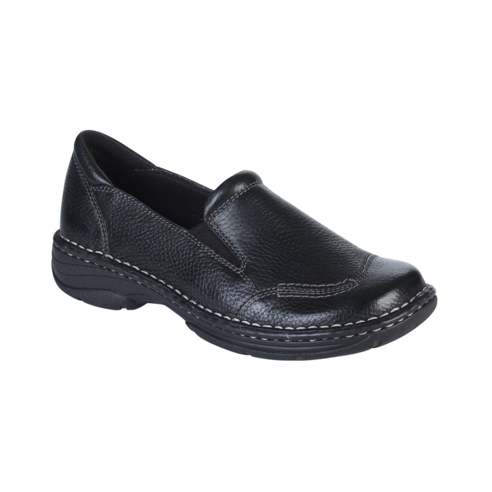 Women's Shirley Outstitched Twin Gore Loafer - Black