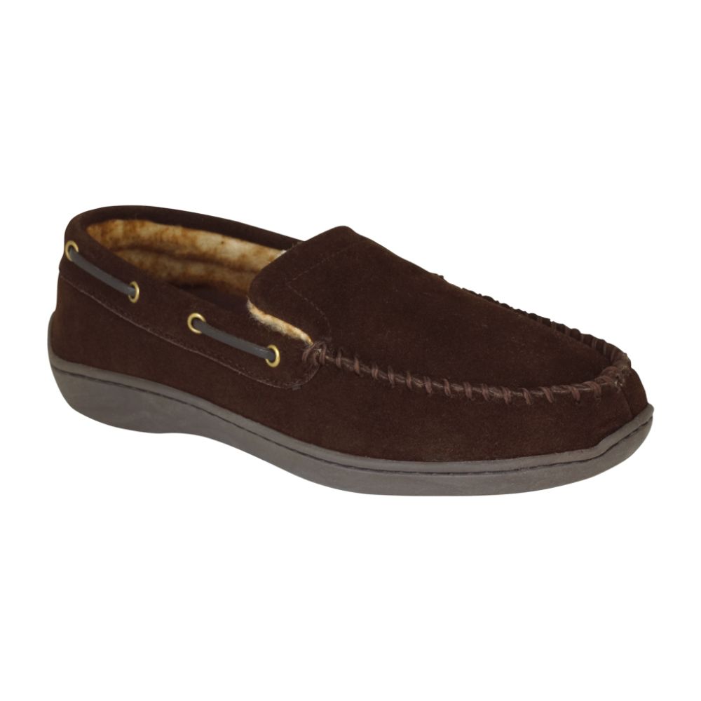Thom McAn Men's Jefferson Slip On Slipper - Brown