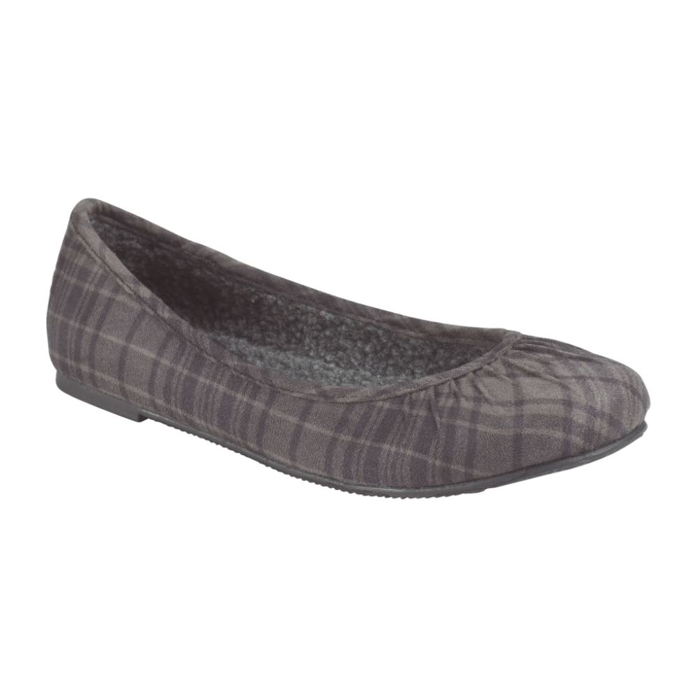 Route 66 Women's Steffie Fur Lined Ballet - Grey