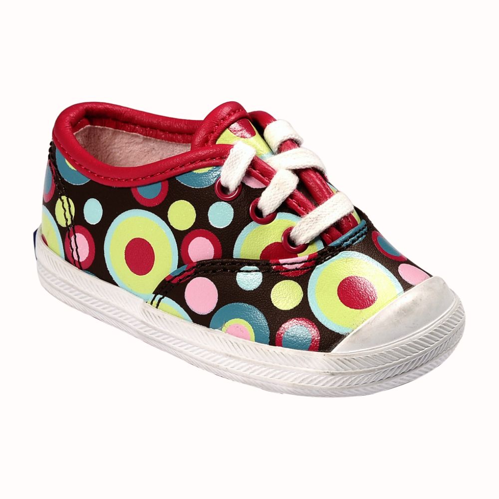 Keds Toddler Girls' Champion Lace Toe Cap Shoe - Multi