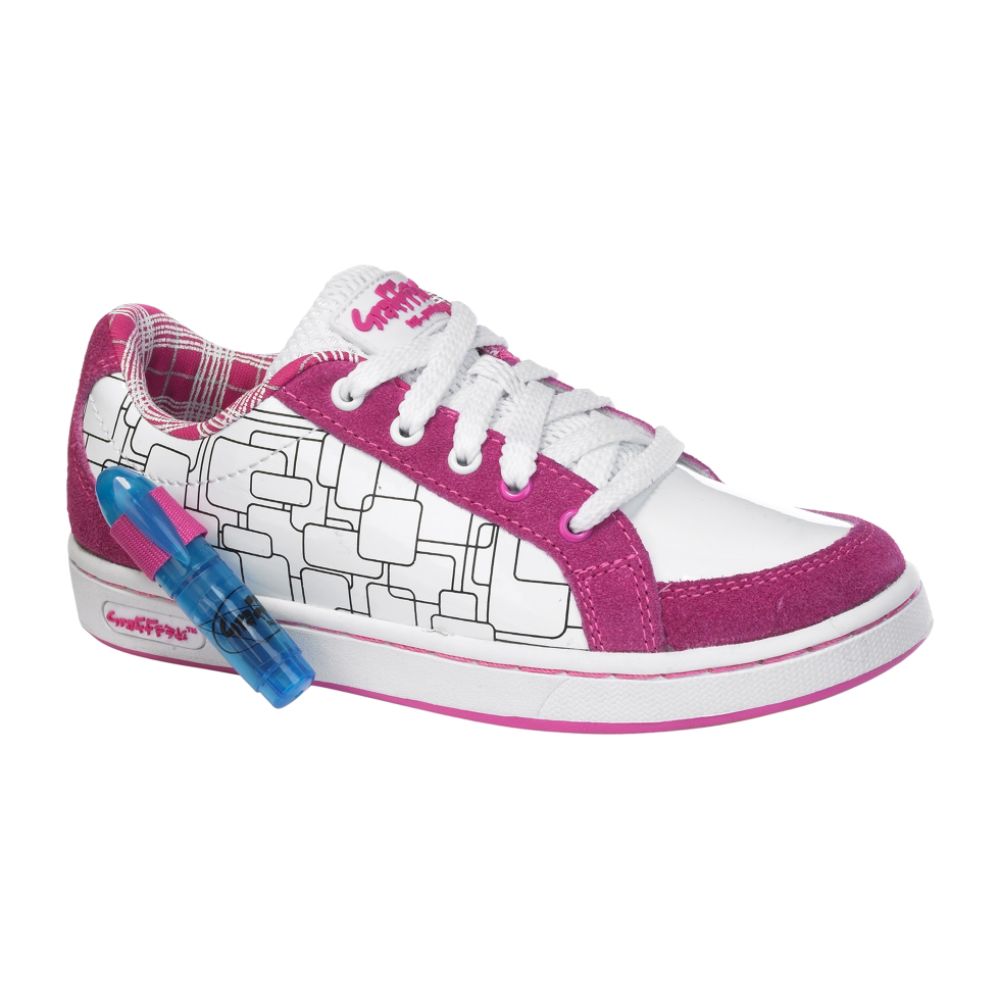 Graffeeti Youth Girls Urban - White/Pink at Kmart.com