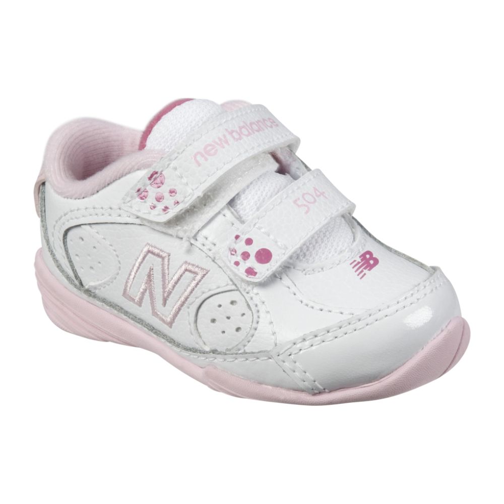 New Balance Toddler Girl's 504 Extra Wide - White at Sears.com