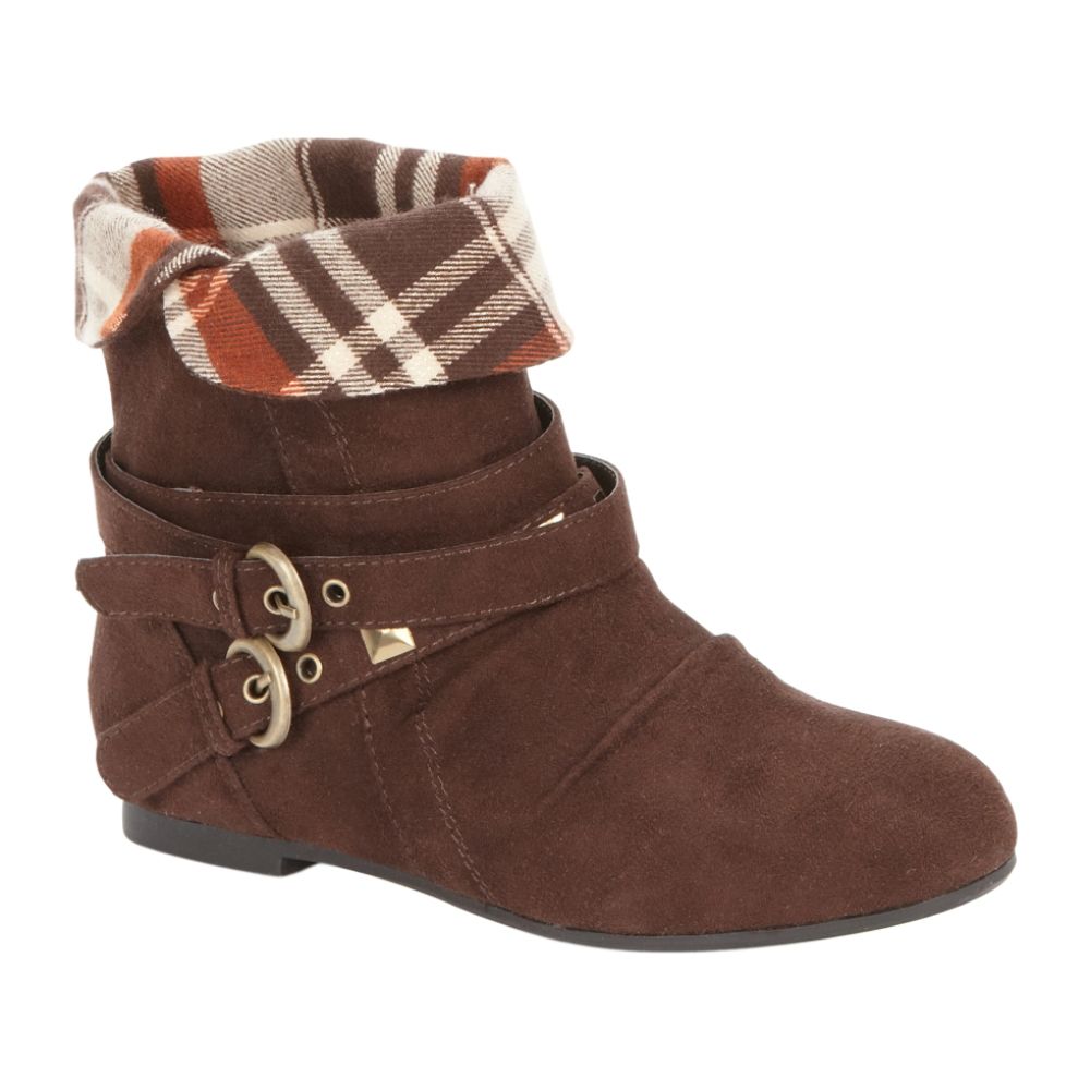 Canyon River Blues Youth Girl Nicky Short Slouch Boot - Brown