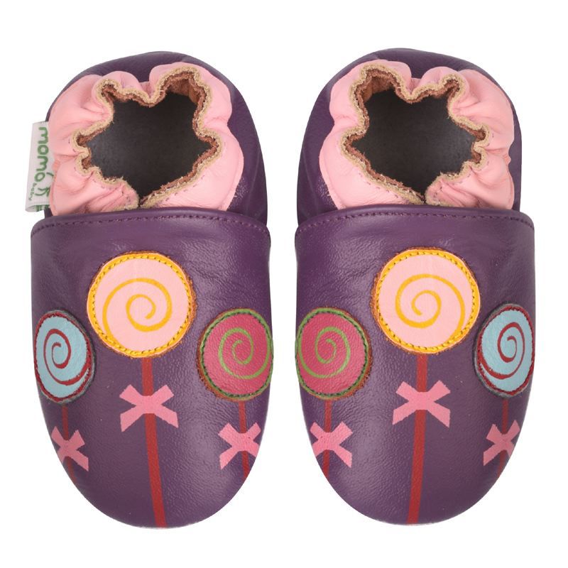 Buy Momo Baby Soft Sole Baby Shoes - Lollipop Purple