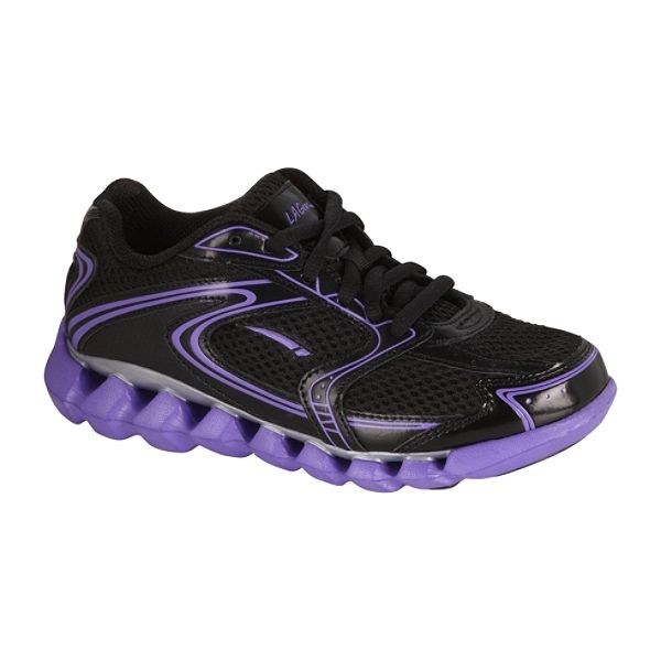 LA Gear Youth Girl's Flash - Black/Purple 