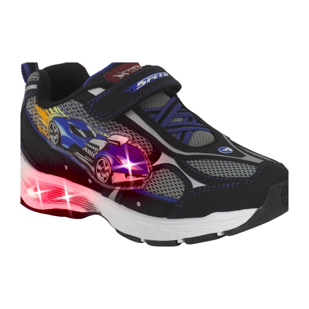 Character Youth Boys' Hot Wheels Character Shoe - Navy/Gray
