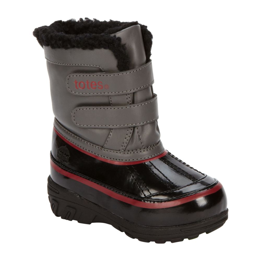 Totes Toddler Boy's Brandon Winter Boot - Black