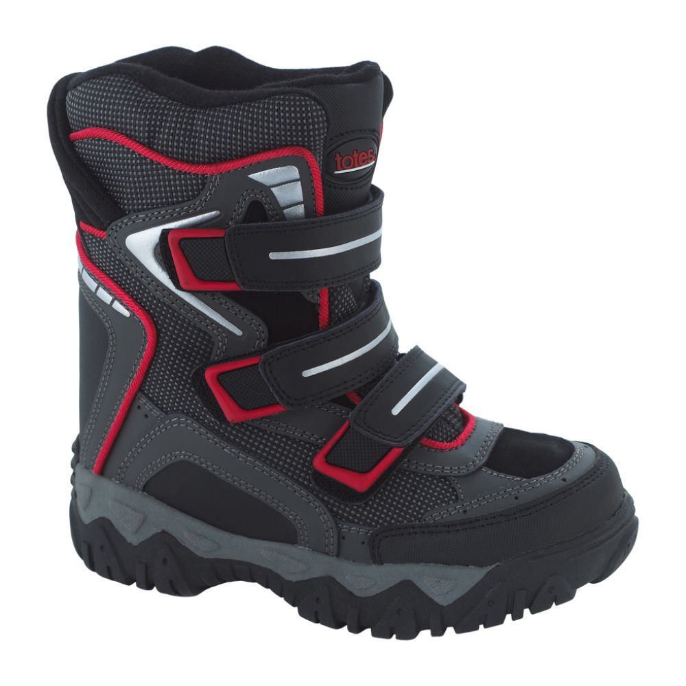 Totes Youth Boy Rick Winter Boot - Black
