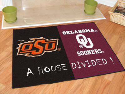 Fanmats Oklahoma State - Oklahoma Sooners All-Star (House Divided)