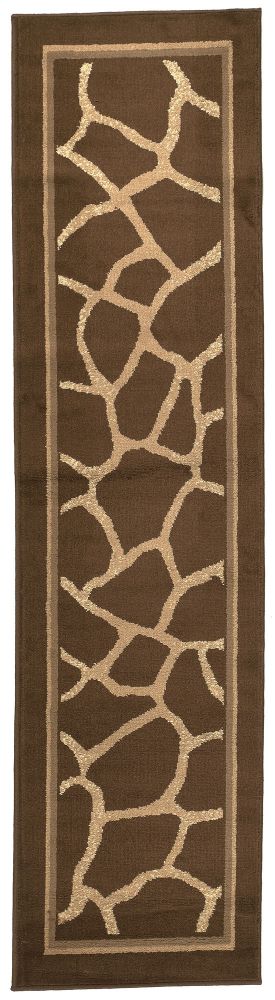 Shaw Living Concepts Rug Collection 1'11"x7'6" Runner - Giraffe - Brown
