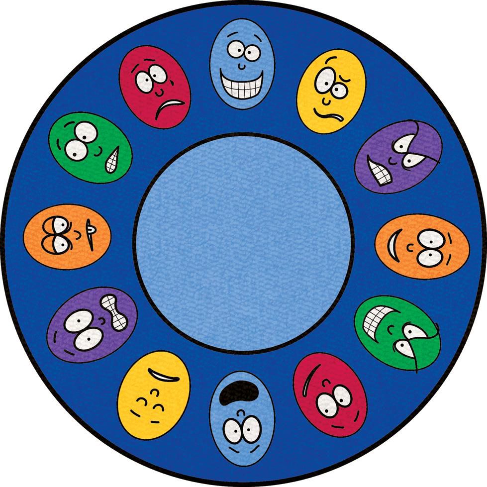 Learning Carpets Expressions Round Large- 9  (Round)