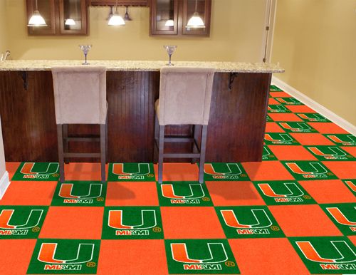 Fanmats University of Miami Collegiate Carpet Tiles at Sears.com