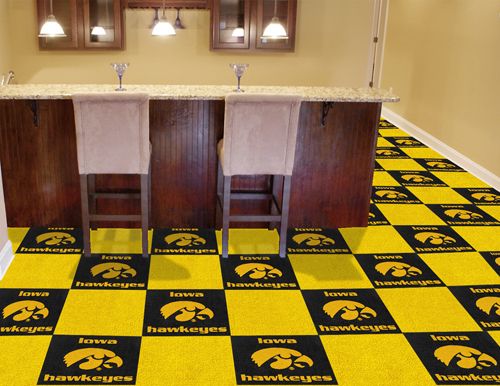 Fanmats University of Iowa Collegiate Carpet Tiles