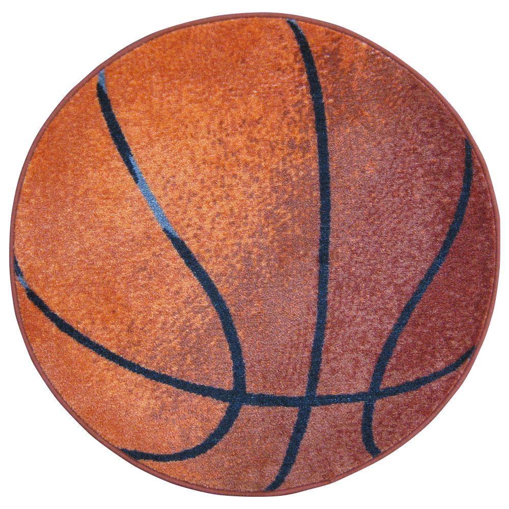 Colormate Kids 31.5 Round Slam Dunk Rug