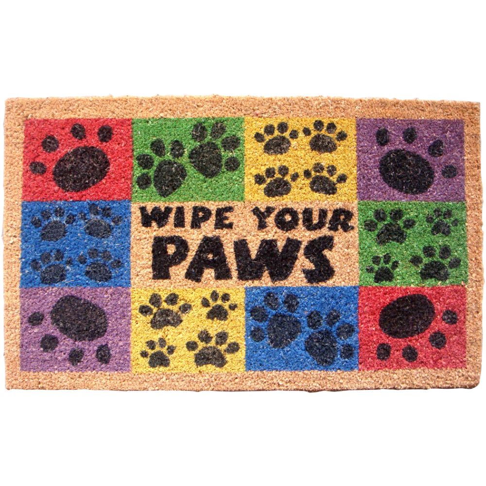 17 in. x 29 in. Wipe Your Paws Doormat