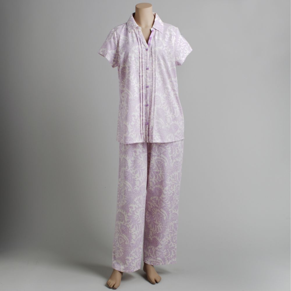 Covington Short Sleeve Y Neck Pajamas