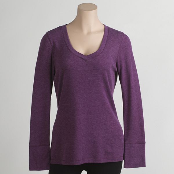 Gloria Vanderbilt Women's Long Sleeve V Neck Top - Plus