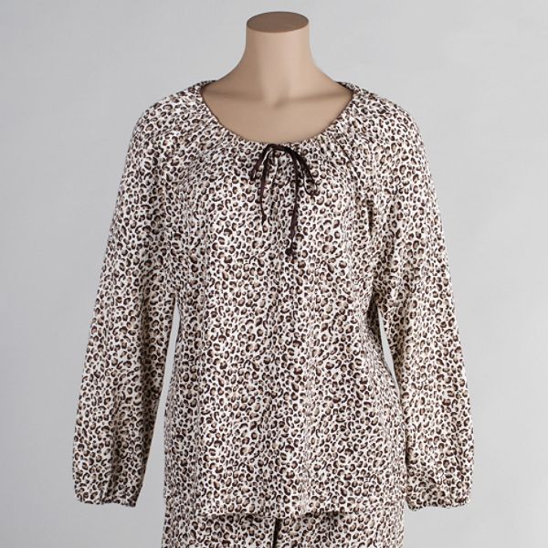 Sleepwalkers Lightweight Gauze Pajama Top - Plus