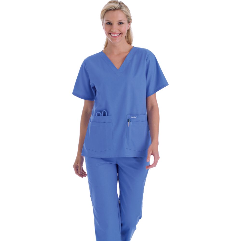 Landau Women's 4 Pocket V-Neck Tunic