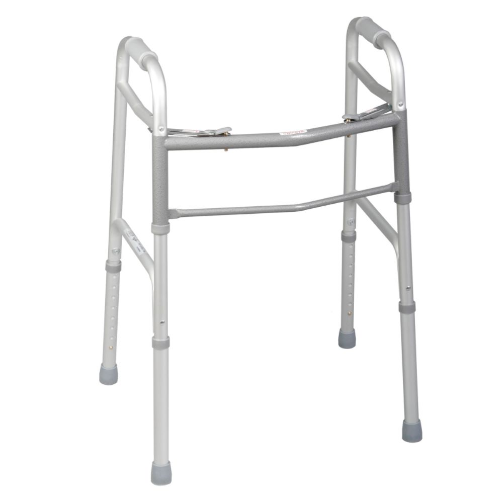 Medline TWO BUTTON FOLDING WALKER