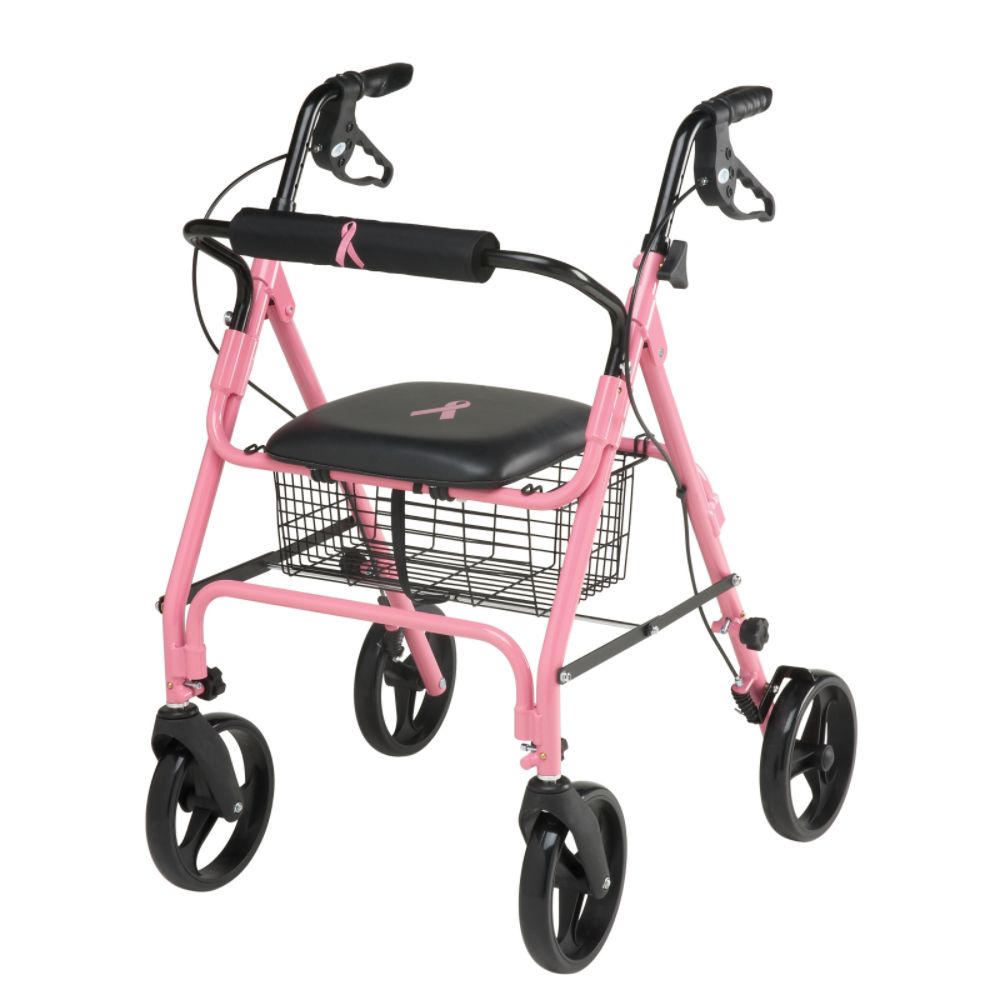Medline BREAST CANCER AWARENESS ROLLATOR at Sears.com