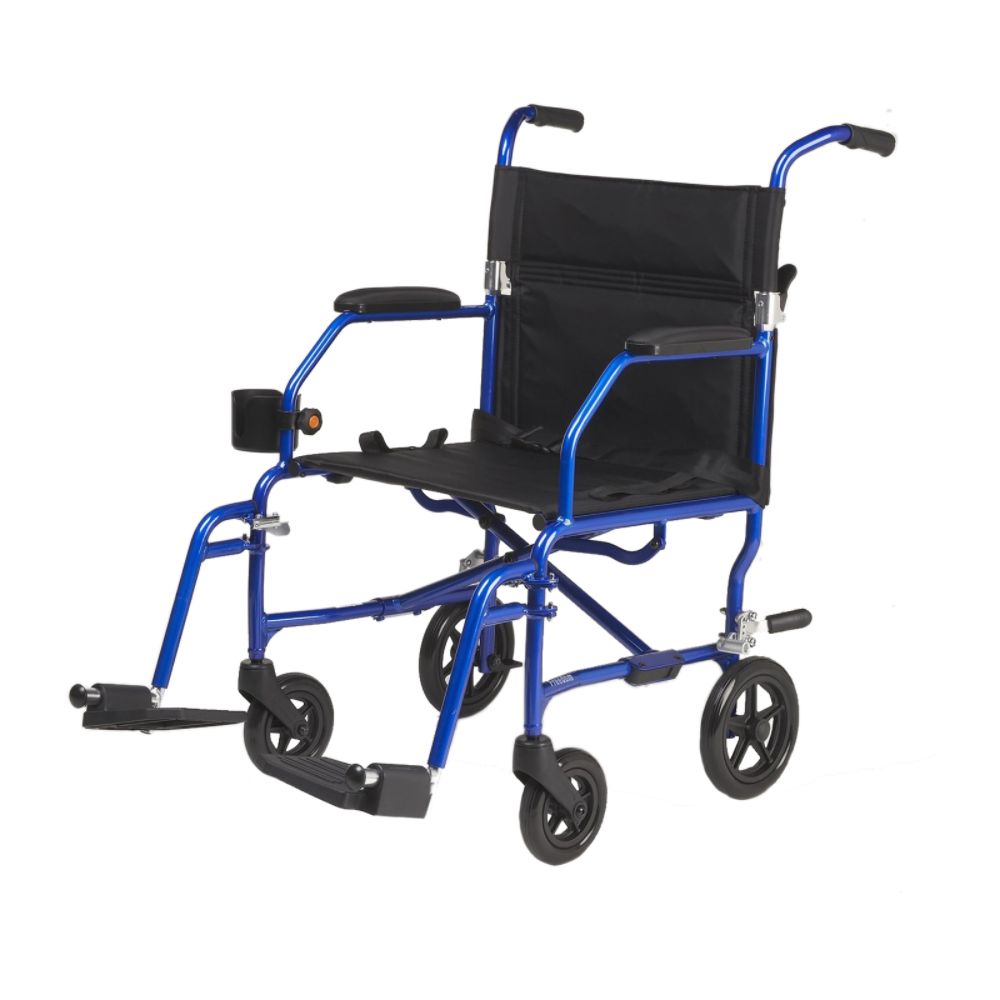 Medline Superlight Freedom Transport Chair-Blue at Kmart.com