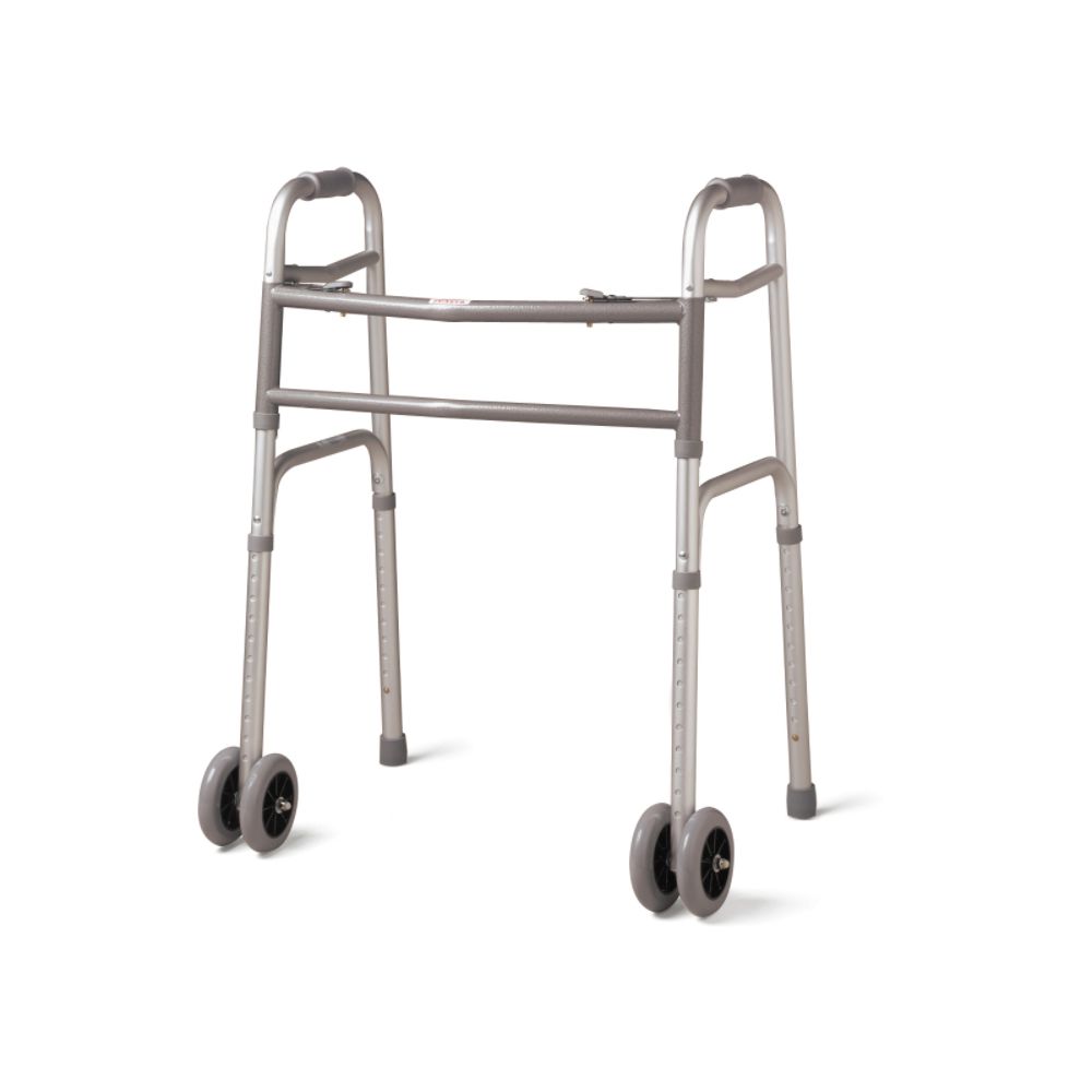 Medline Bariatric Folding Walker with Wheels at Sears.com