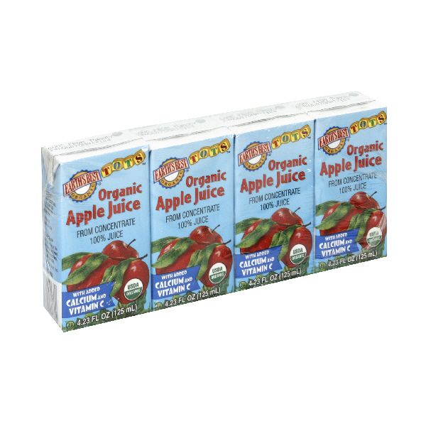 Earth Organic Baby Formula on Earth S Best Organic Tots Juice  Apple  4   4 23 Fl Oz  125 Ml  Juice