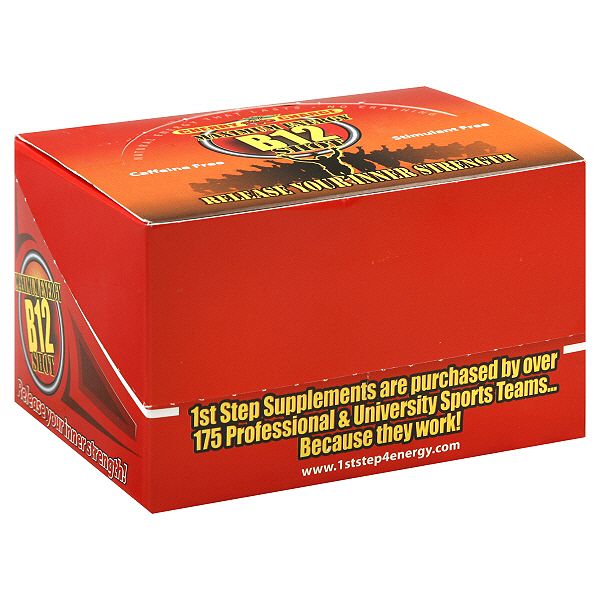 1st Step For Energy Maximum Energy B12 Shot, Cherry Charge, 12 - 2 Fl 10018
