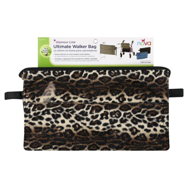 Nova Ortho-Med Inc Nova Glamour Line Walker Bag, Ultimate, Animal Pattern, 1 bag at Kmart.com