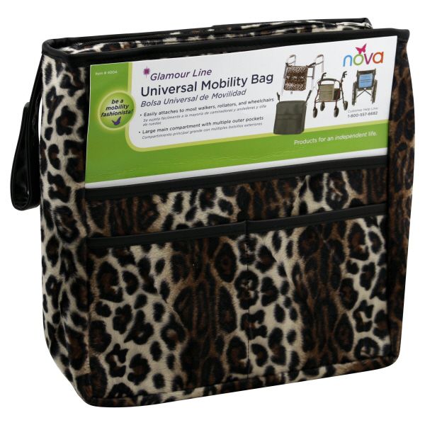 Nova Ortho-Med Inc Glamour Line Universal Mobility Bag, Animal Pattern, 1 bag at Kmart.com