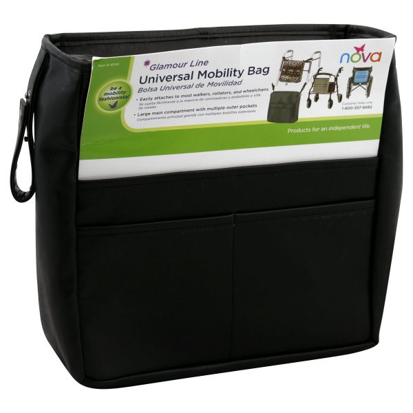 Nova Ortho-Med Inc Glamour Line Universal Mobility Bag, Black, 1 bag at Kmart.com